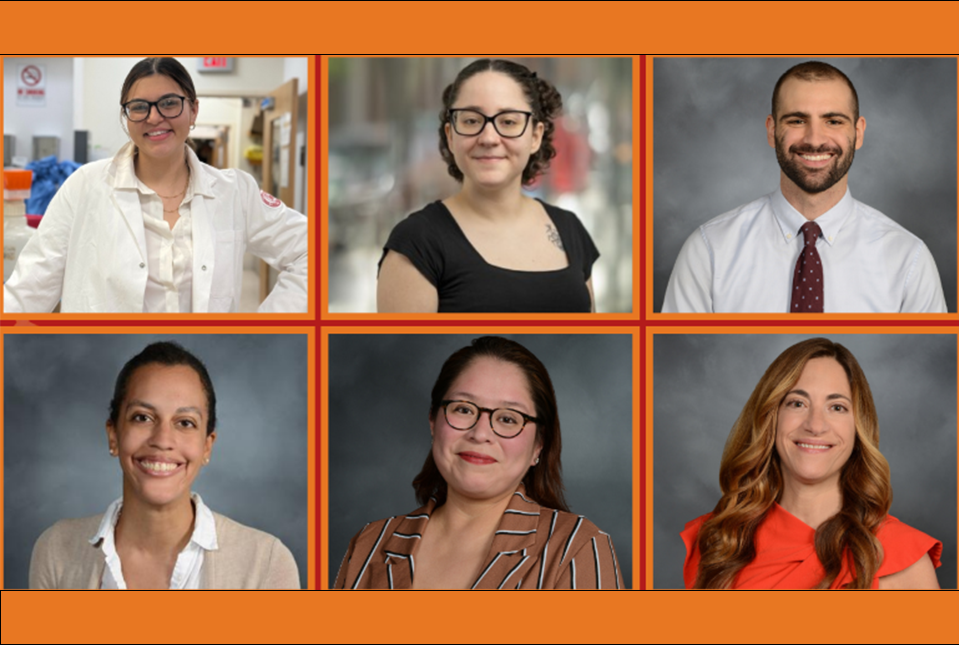 composite of six people's headshots