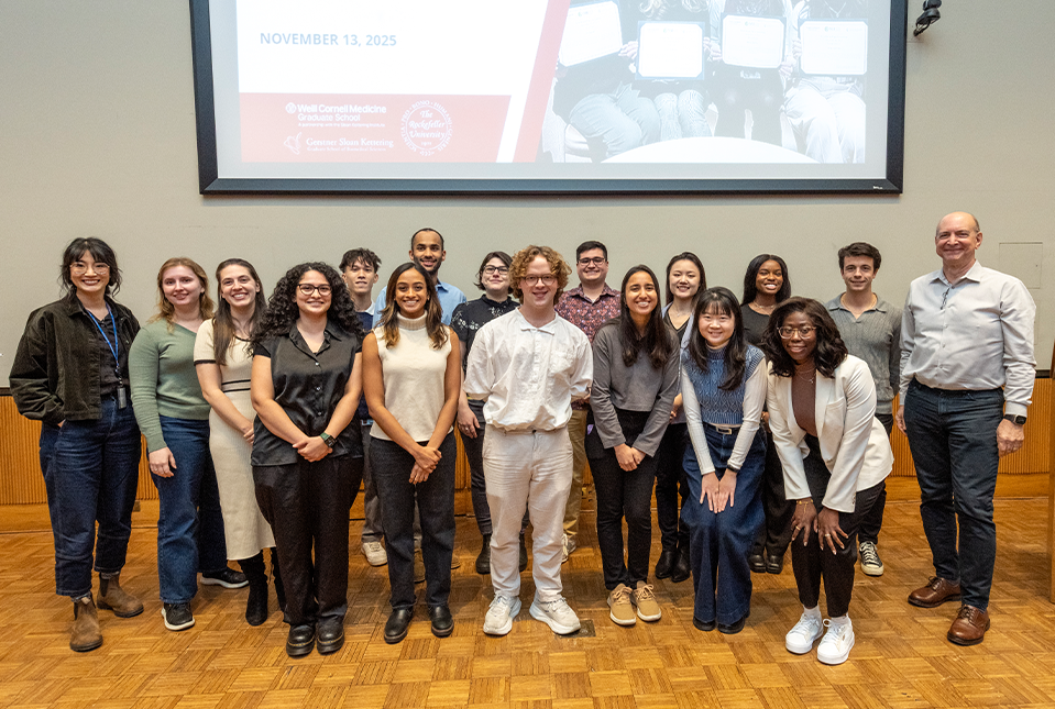 graduate student presenters at 3MT