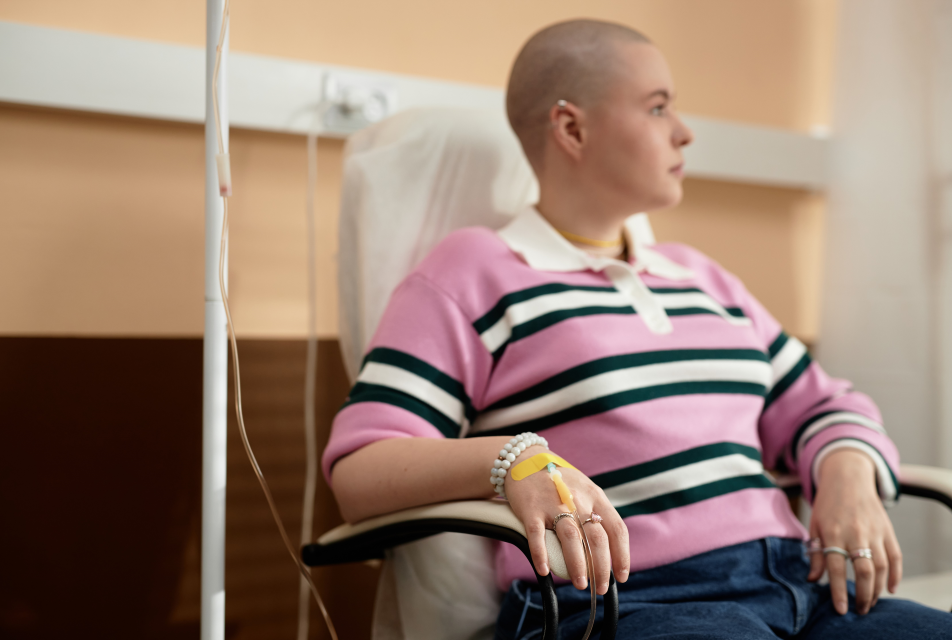 young cancer patient