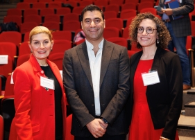 Drs. Rache Simmons (left), Bobak Mosadegh and Tamatha Fenster