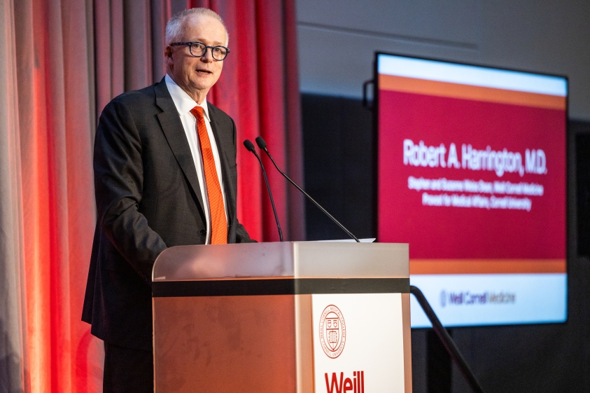 A man standing at a podium