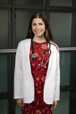 A student posing for a photo