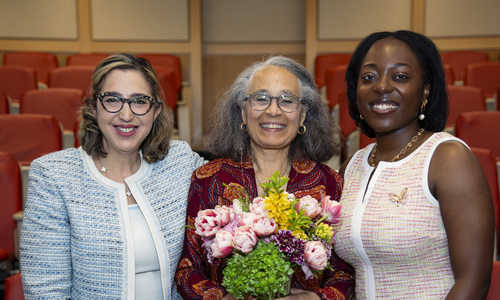 Dr. Heidi Bender, Dr. Linnie Golightly and Fanesse Acquaye